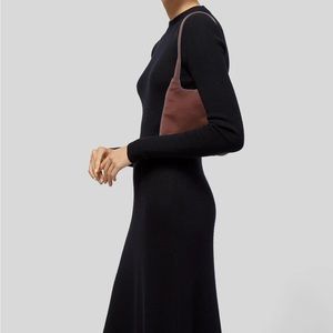 Sandy Liang Cocoa Satin Purse NWT